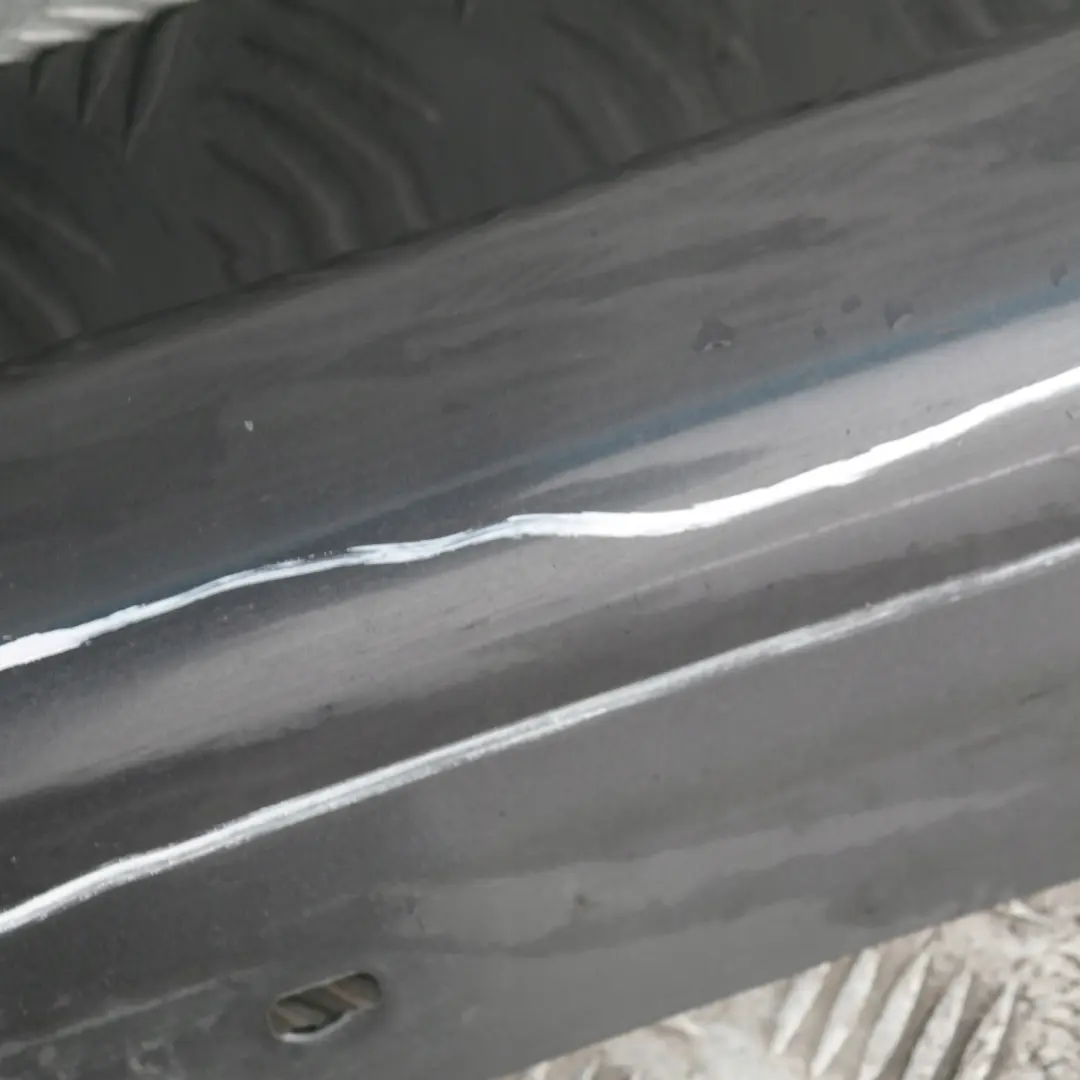 BMW E90 E91 Sill Strip Side Skirt Left N/S Sparkling Graphite Metallic - A22 - SKU 0032951-SG4 - Part number 32951