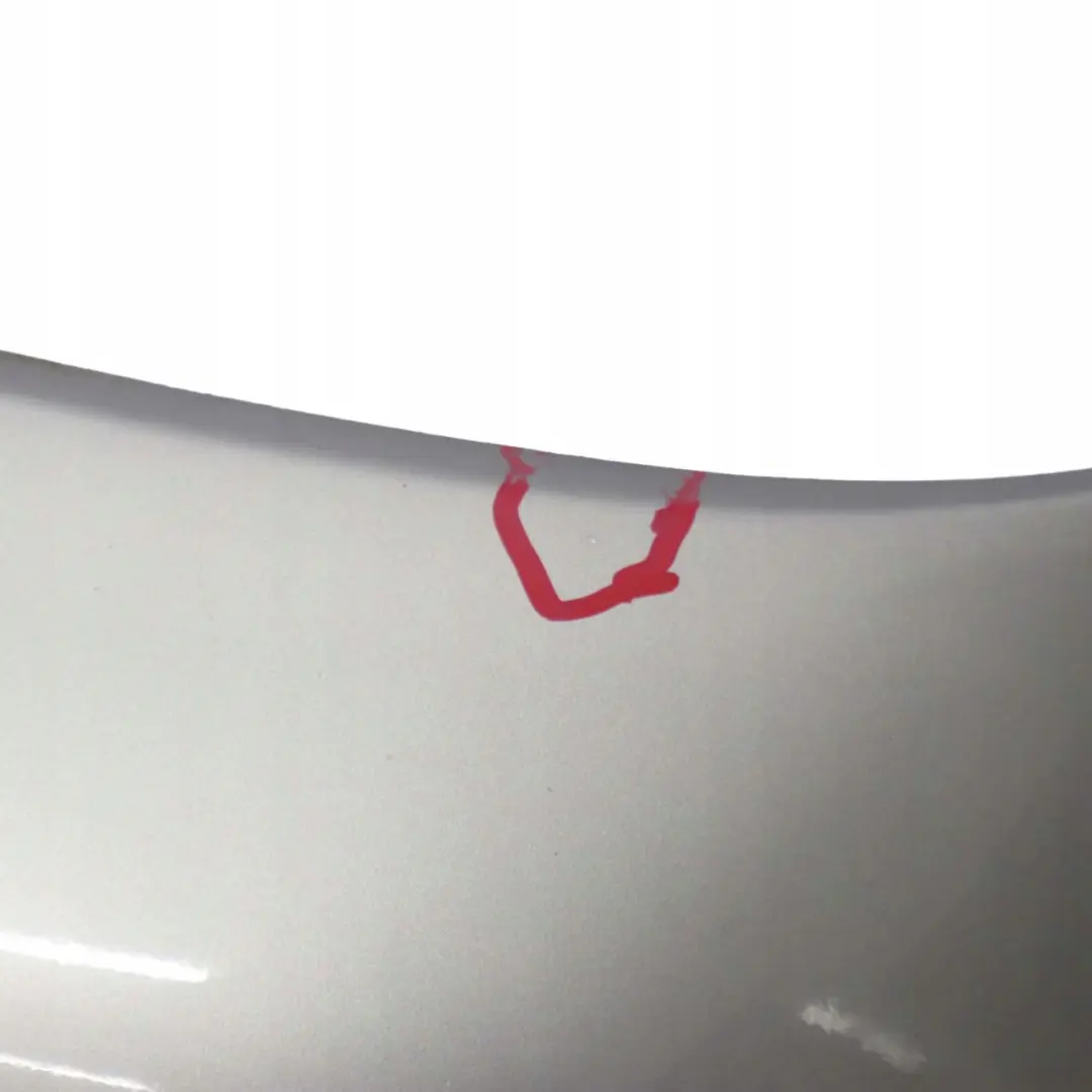 Mercedes W168 Panel Embellecedor Parachoques Delantero Plateado Metalizado 706 - SKU A1688850025-MOON - Número de pieza A1688850025