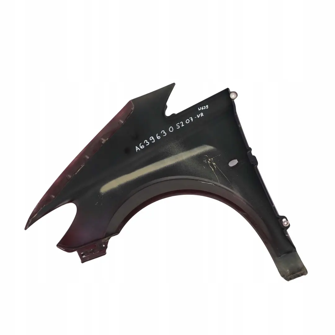 Mercedes-Benz Vito Viano W639 Front Right O/S Wing Panel Fender Velvet Red 3583 to with Part number A6396305207 Mercedes-Benz Vito Viano W639 Front Right O/S Wing Panel Fender Velvet Red 3583 - SKU A6396305207-VR - Part number A6396305207