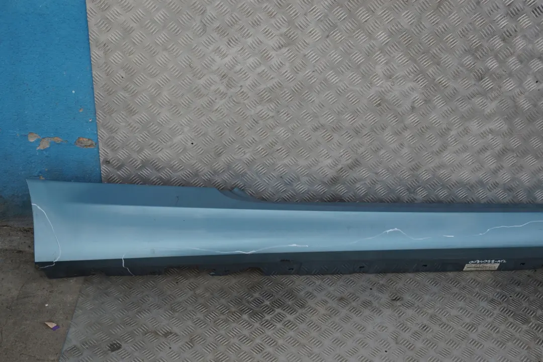 BMW E92 E93 Listello Portiera Apertura Gonna Destra Blu Atlantico Blu A13 - SKU 0034058-ATL - Numero di parte 0034058