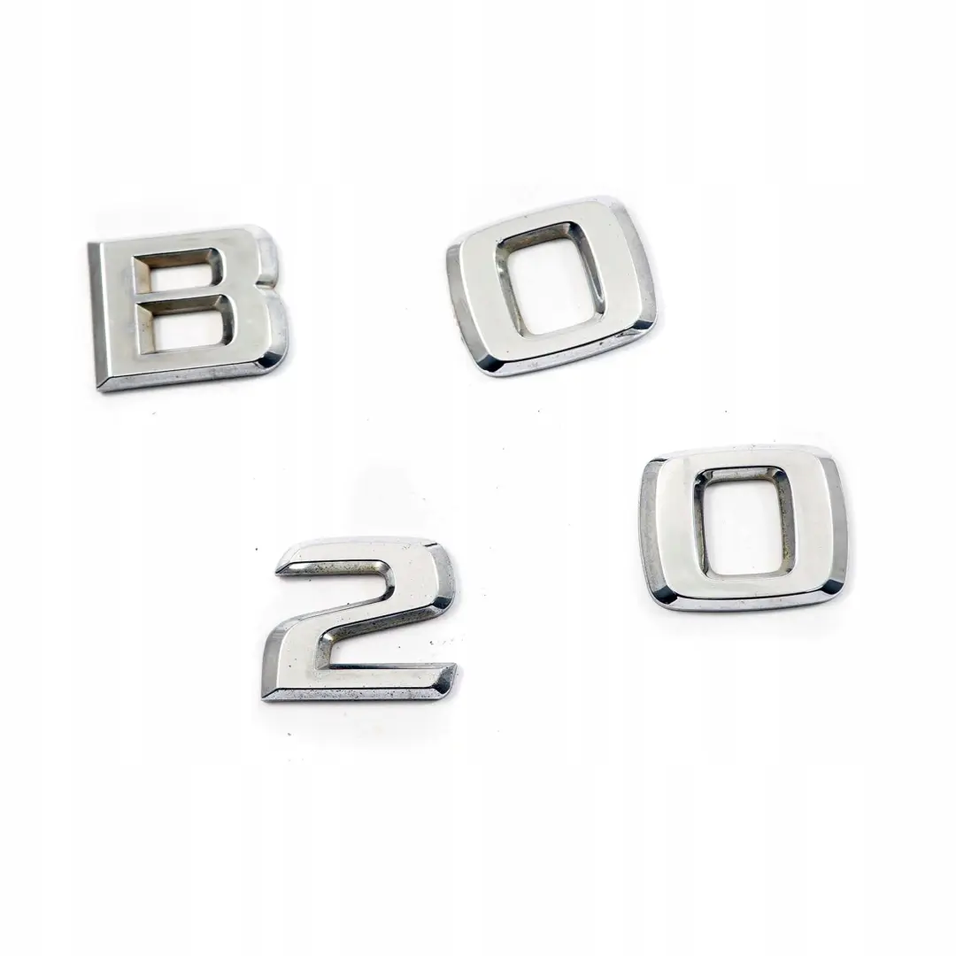 Mercedes-Benz B W245 trasera Boot Trunk Tailgate Adherido Emblema Lettering B200 para con número de pieza A1698171315 Mercedes-Benz B W245 trasera Boot Trunk Tailgate Adherido Emblema Lettering B200 - SKU A1698171315 - Número de pieza A1698171315