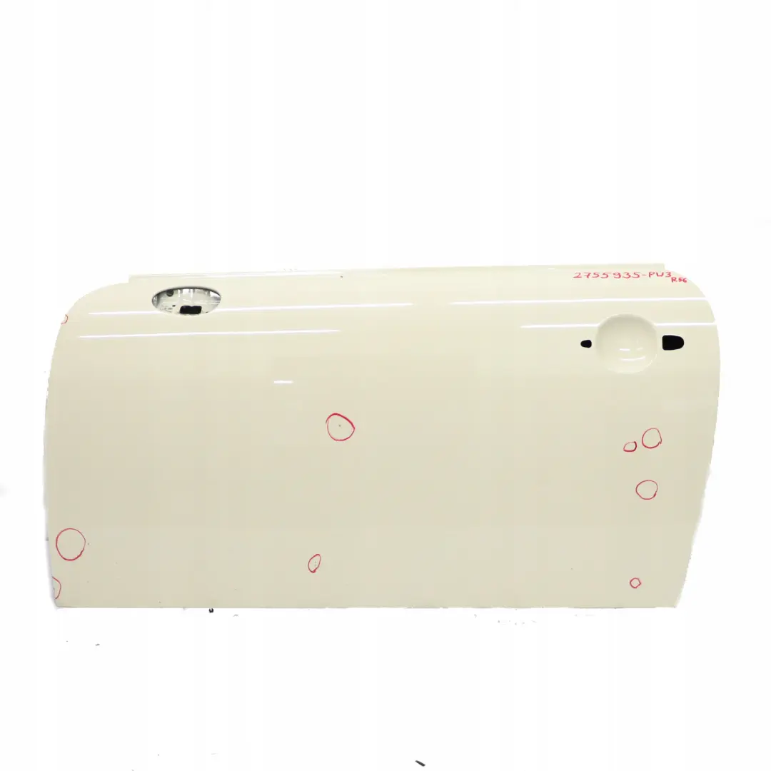 Mini Cooper 3 R55 R56 R57 R58 R59 Porta Anteriore Sinistra Pepe Bianco - 850 - SKU 2755935-PW3 - Numero di parte 2755935