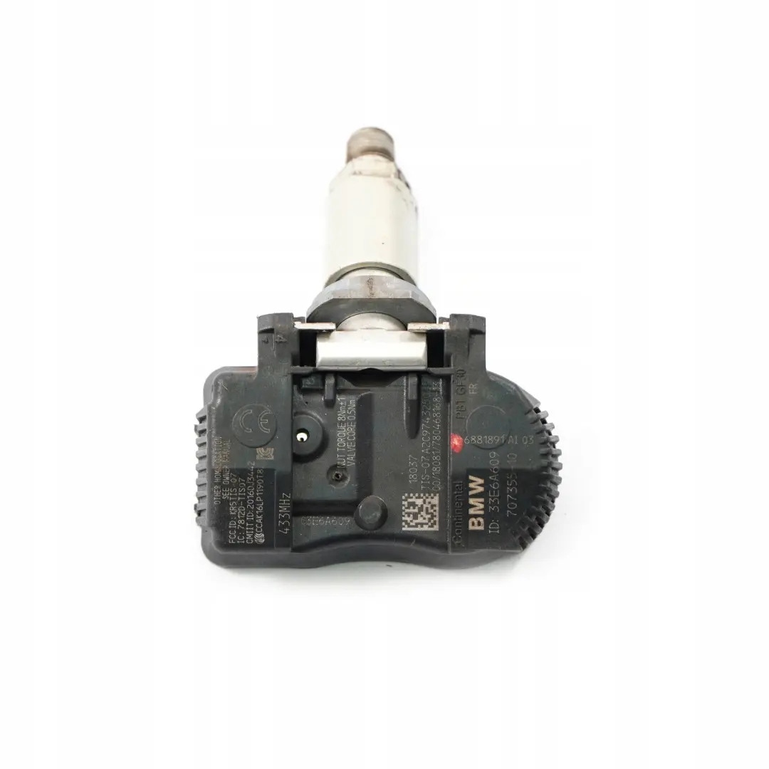  Genuine BMW Tyre Pressure Wheel Electronics Module Sensor RDC 433MHZ - SKU 6881891 - Part number 6881891