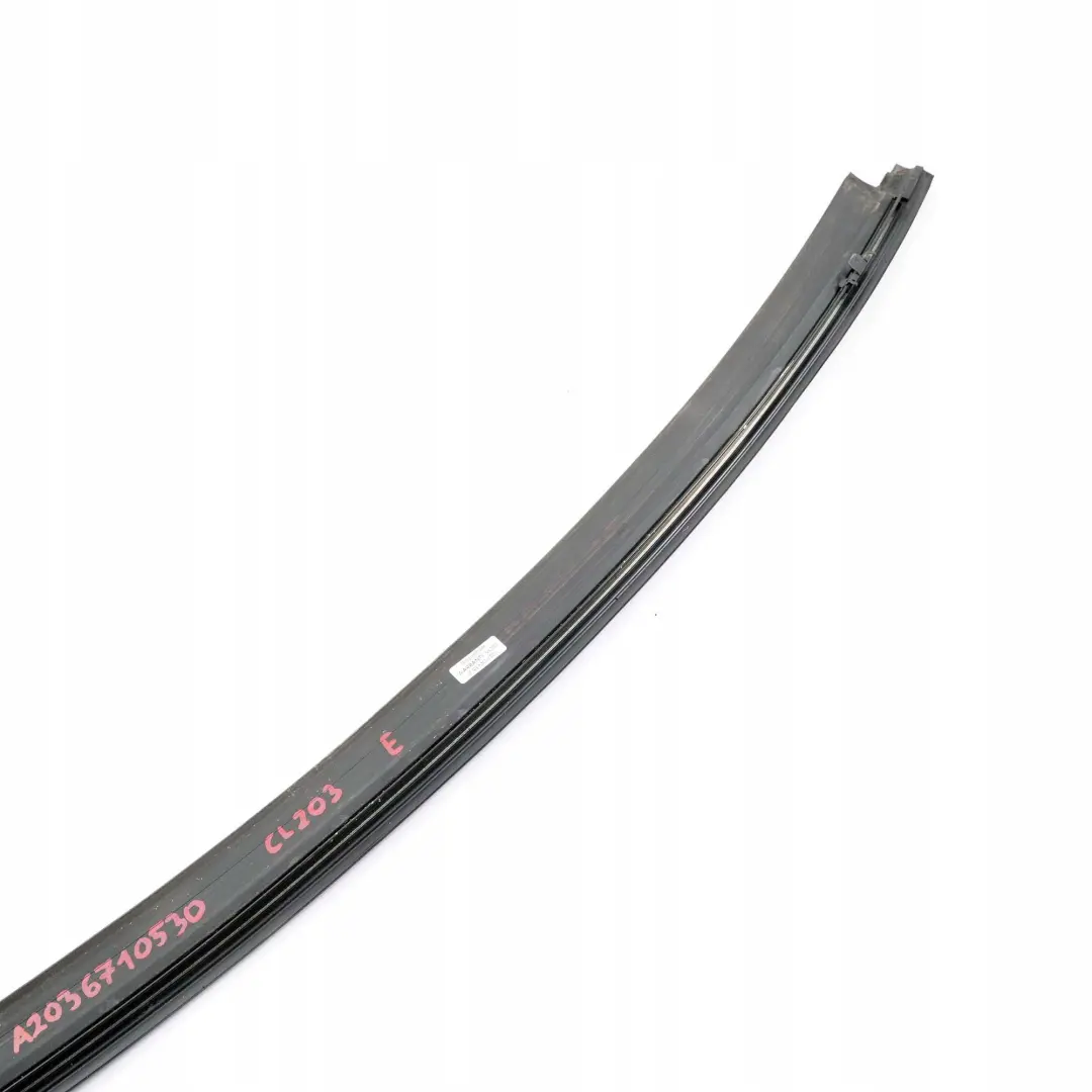 Mercedes-Benz C CL203 Windscreen Windshield Front Top Trim Strip to with Part number A2036710530 Mercedes-Benz C CL203 Windscreen Windshield Front Top Trim Strip - SKU A2036710530 - Part number A2036710530