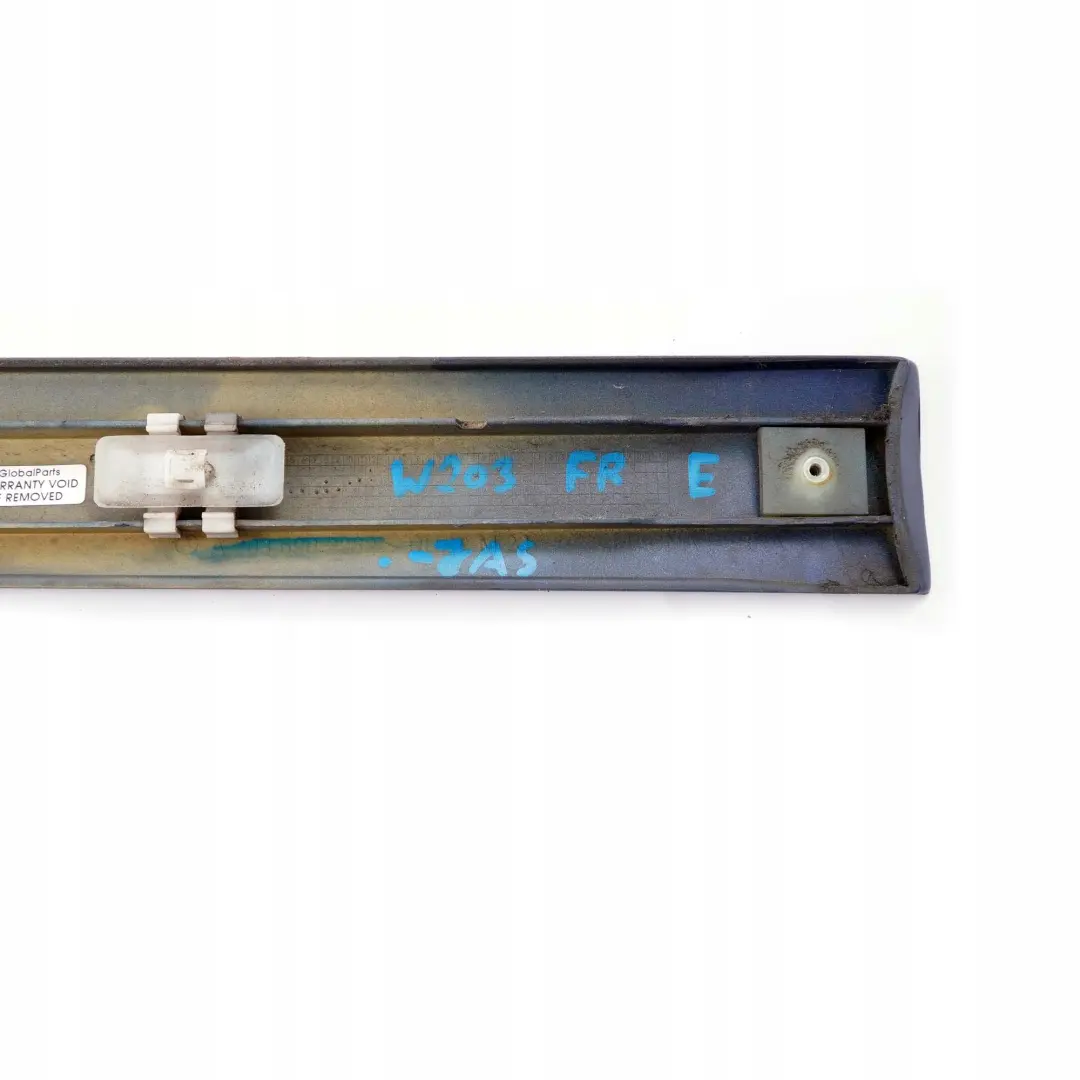 Mercedes W203 Striscia rivestimento porta anteriore destra Jaspisblau Blu - 345 - SKU A2036902262-JAS - Numero di parte A2036902262