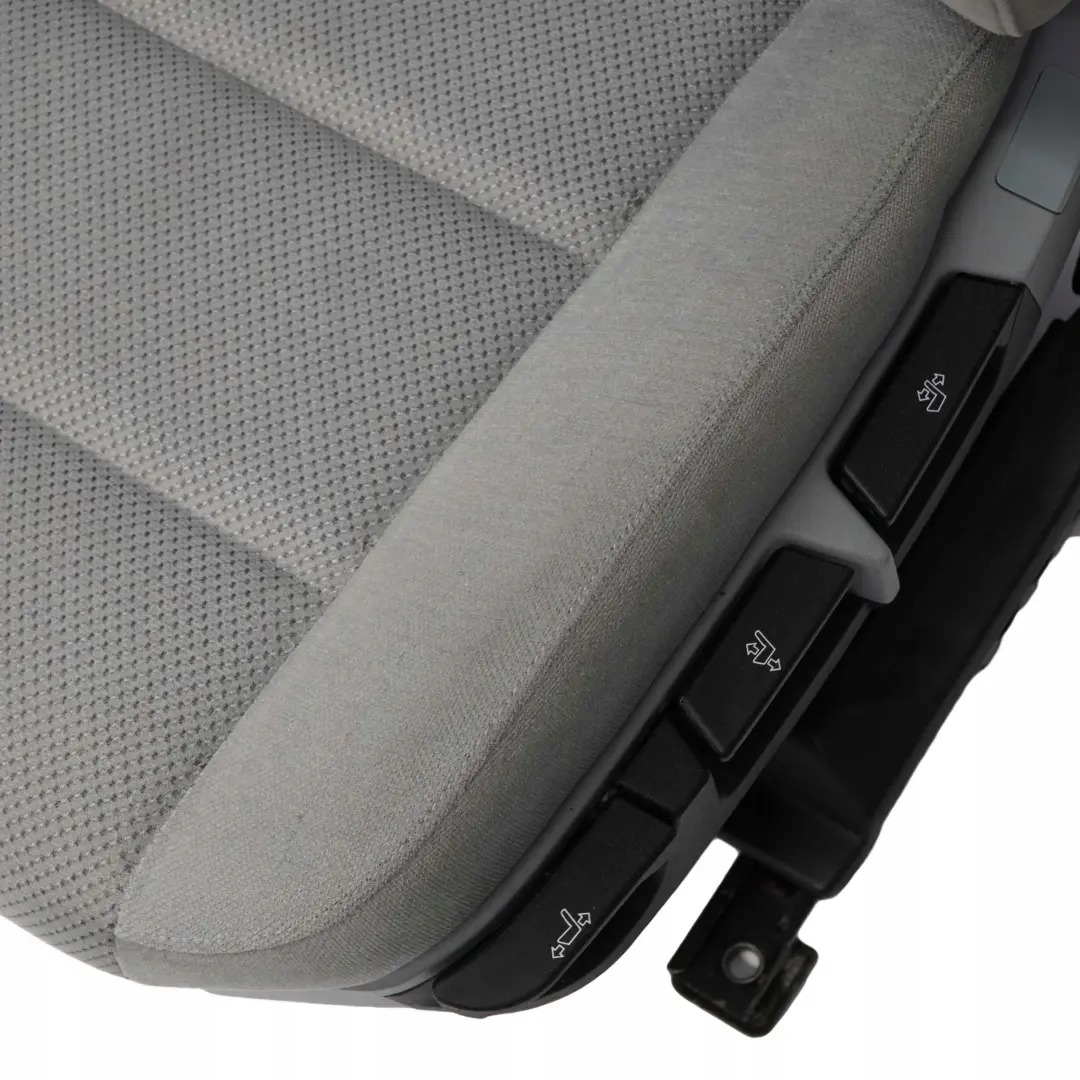 BMW 3 er E36 Limousine Touring Kombi Vorne Links Sitz Stoff Flock Pique Grau - SKU 8201687 - Teilenummer 8201687
