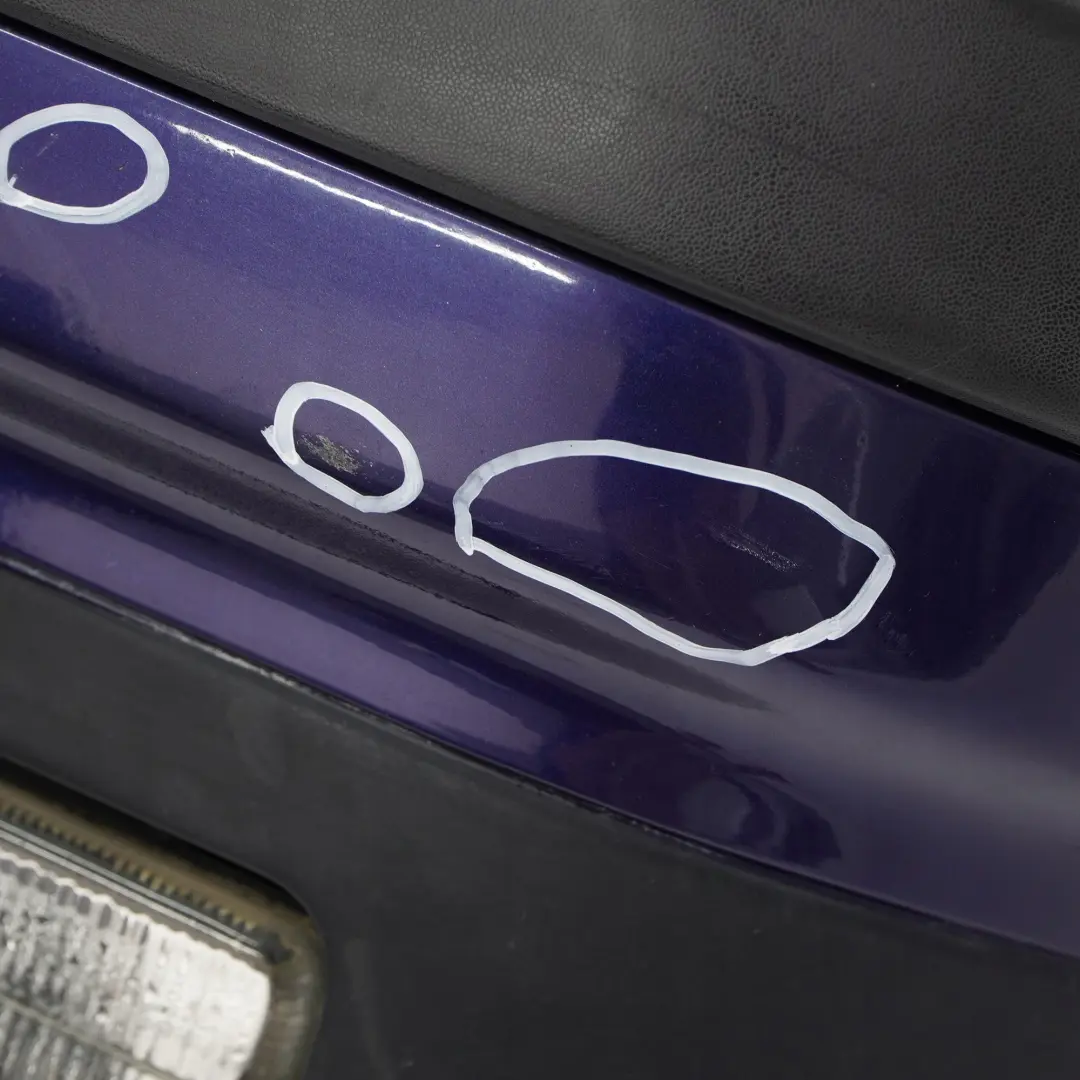 Front Bumper Trim Panel Montreal Blue Metallic - 297 to BMW 3 Series E36 with Part number 9070106 BMW 3 Series E36 Front Bumper Trim Panel Montreal Blue Metallic - 297 - SKU 9070106-MRB - Part number 9070106