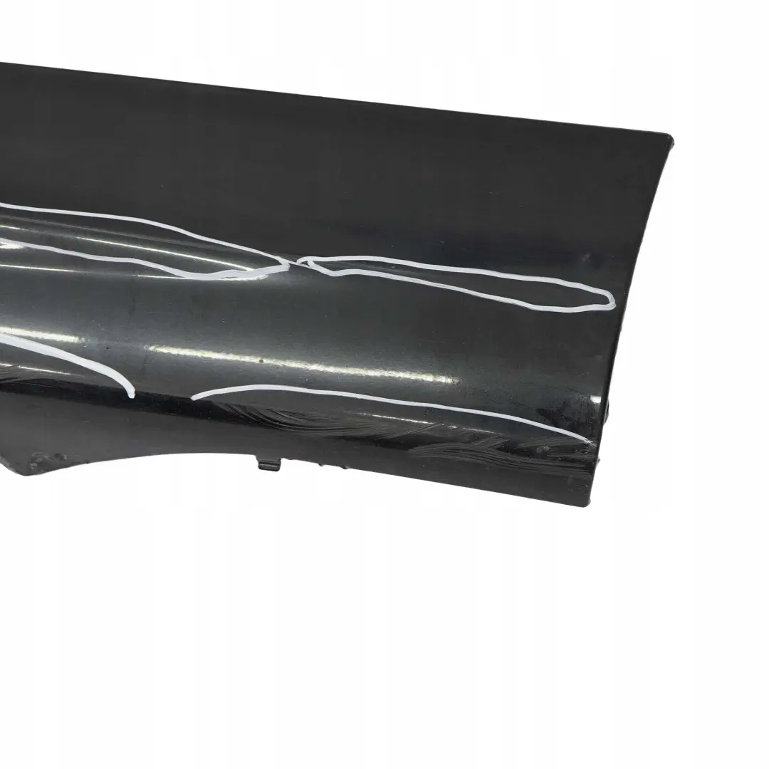 BMW 3 er E46 Schwellerleiste Schweller Links Black Sapphire Metallic - 475 - SKU 9071633-BS - Teilenummer 9071633