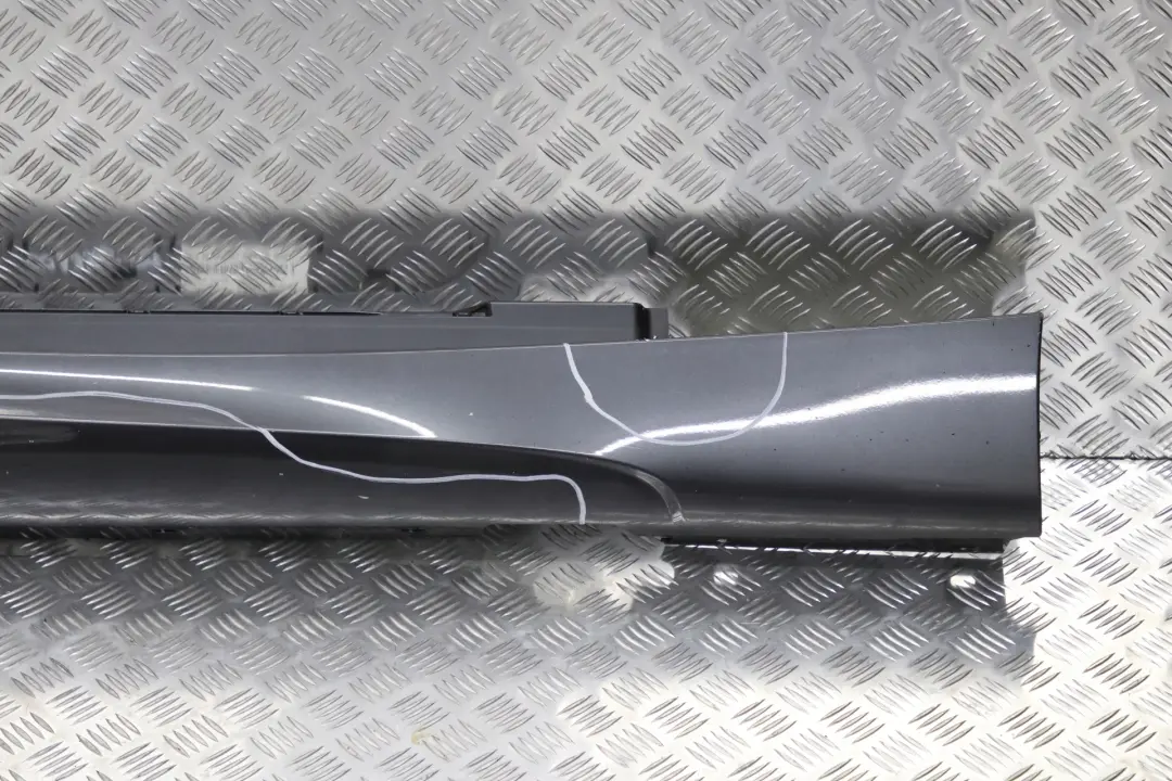 BMW E87 LCI M Sport Listello Portiera Apertura Gonna Destra Grafite Brillante - SKU 0033556-SG - Numero di parte 0033556
