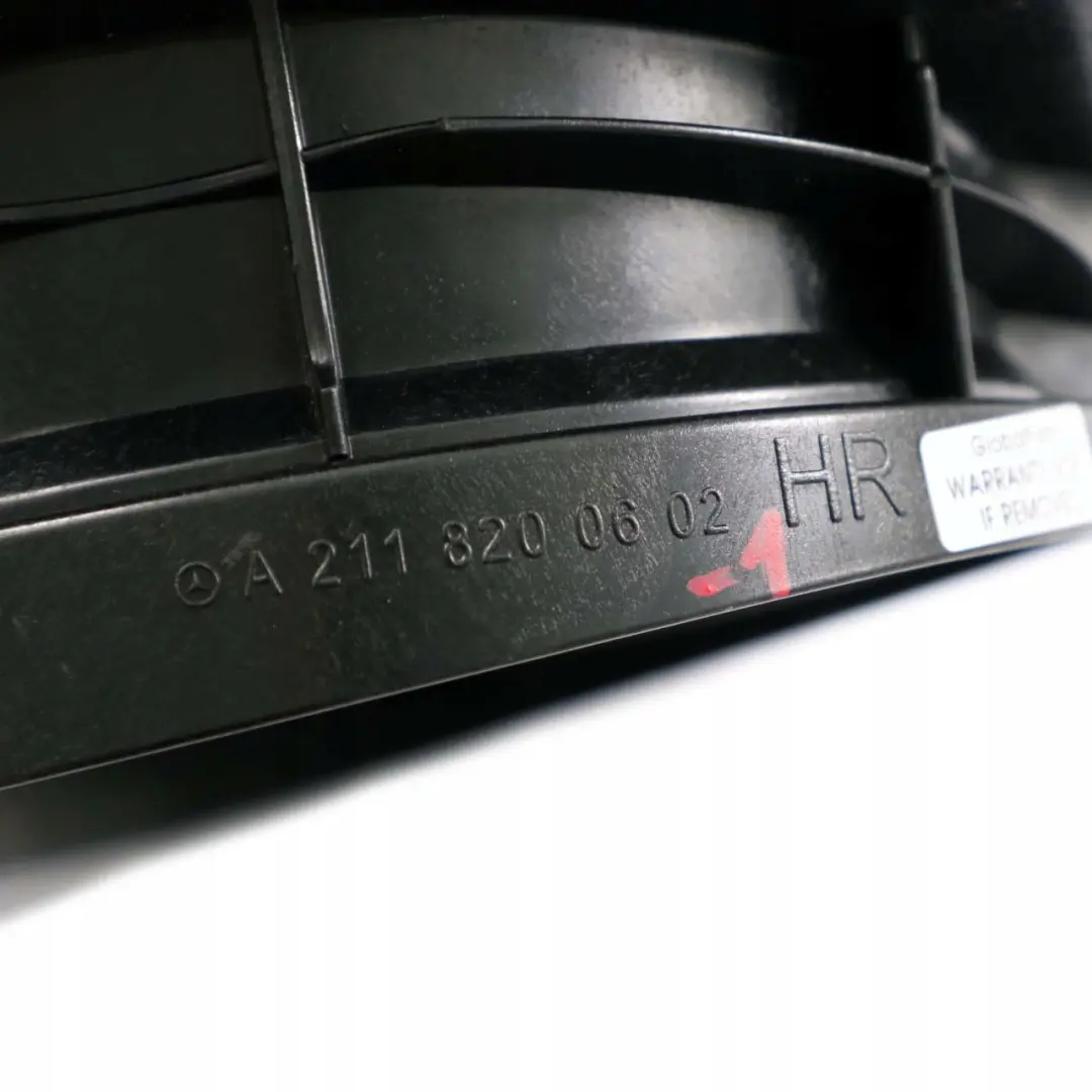 Mercedes W211 Haut-parleur de porte arrière droite - SKU A2118200602 - Numéro de pièce A2118200602