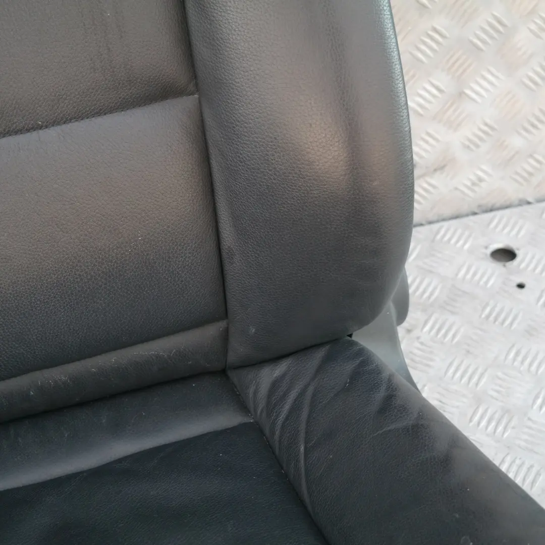 BMW 5 SERIES E60 E61 Black Leather Interior Front Seats Driver Passenger Side - SKU E60 E61 Black Leather Front Seats - Part number E60 E61 Black Leather Front Seats