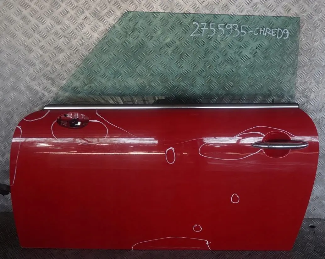 Fahrerseite Tür vorne links Chili Red 851 für BMW MINI Cooper 4 R55 R56 R57 R58 R59 mit Teilenummer 2755935 BMW MINI Cooper 4 R55 R56 R57 R58 R59 Fahrerseite Tür vorne links Chili Red 851 - SKU 2755935-CHRED9 - Teilenummer 2755935