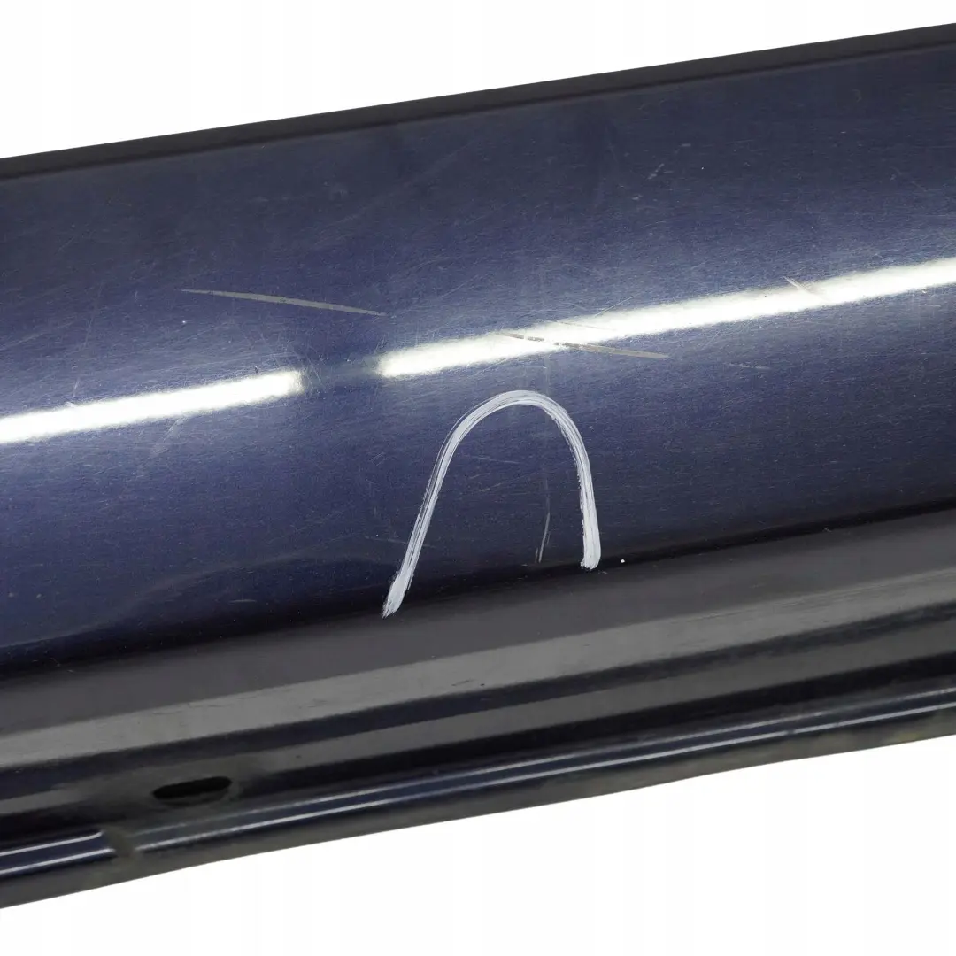 Door Sill Cover Side Skirt Right O/S Monacoblau Blue - A35 to BMW 5 E60 E61 LCI 2 with Part number 0422465 BMW 5 E60 E61 LCI 2 Door Sill Cover Side Skirt Right O/S Monacoblau Blue - A35 - SKU 0422465-MB2 - Part number 0422465