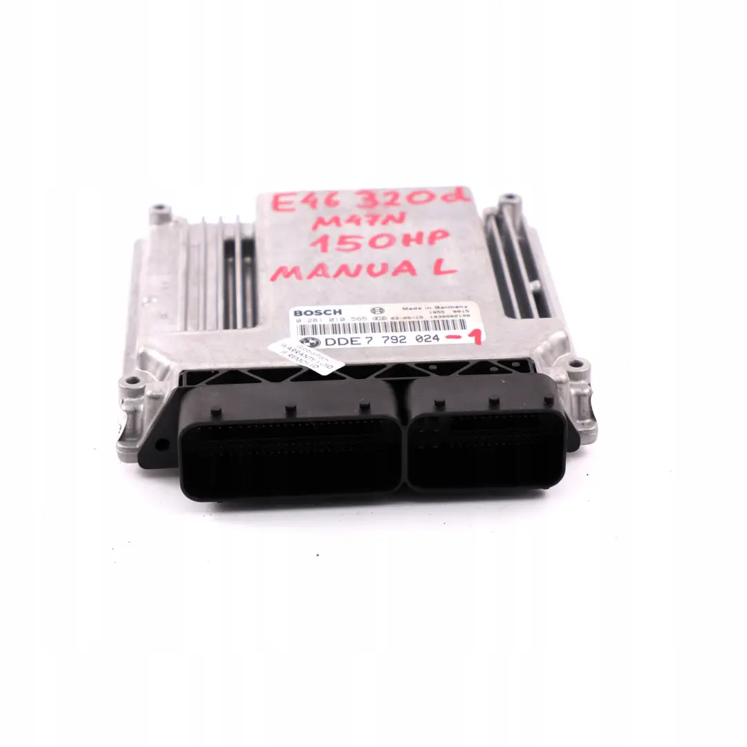 BMW E46 320d Diesel Engine M47N 150HP ECU Kit DDE EWS3 + Keys Manual - SKU 7792024-1 - Part number 7792024