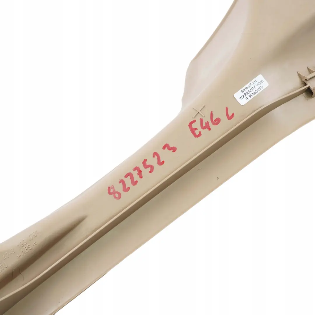 Strip Entrance Rear Left N/S Inner Trim Light Beige to BMW 3 E46 Cover with Part number 8193791 BMW 3 E46 Cover Strip Entrance Rear Left N/S Inner Trim Light Beige - SKU 8227523 - Part number 8193791