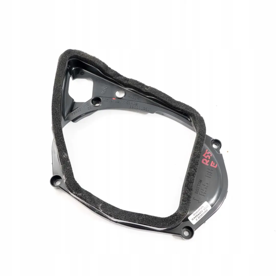 Hi-Fi Audio Sprecher Halterung Hinten Rechts für BMW Mini Clubman R55 mit Teilenummer 9211153 BMW Mini Clubman R55 Hi-Fi Audio Sprecher Halterung Hinten Rechts - SKU 9211153 - Teilenummer 9211153