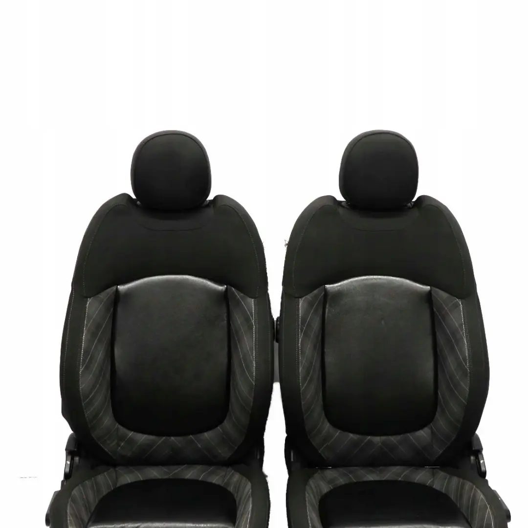 BMW Mini Cooper One Fabric Cloth / Leather Interior Sport Seats Carbon Black - SKU F55 Fabric / Leather Sport Seats (FYE1) - Part number F55