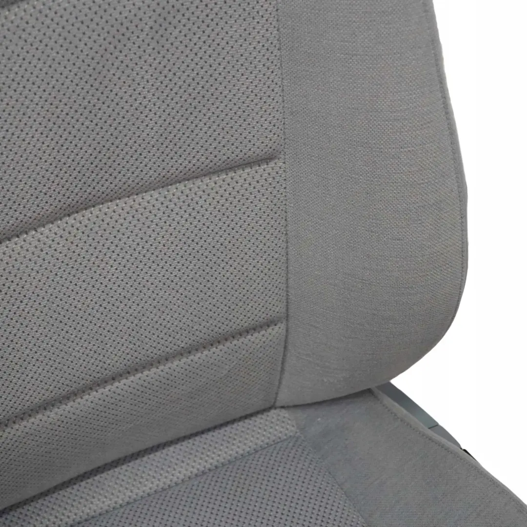 BMW 3 er E36 Limousine Touring Kombi Vorne Links Sitz Stoff Flock Pique Grau - SKU 8201687 - Teilenummer 8201687