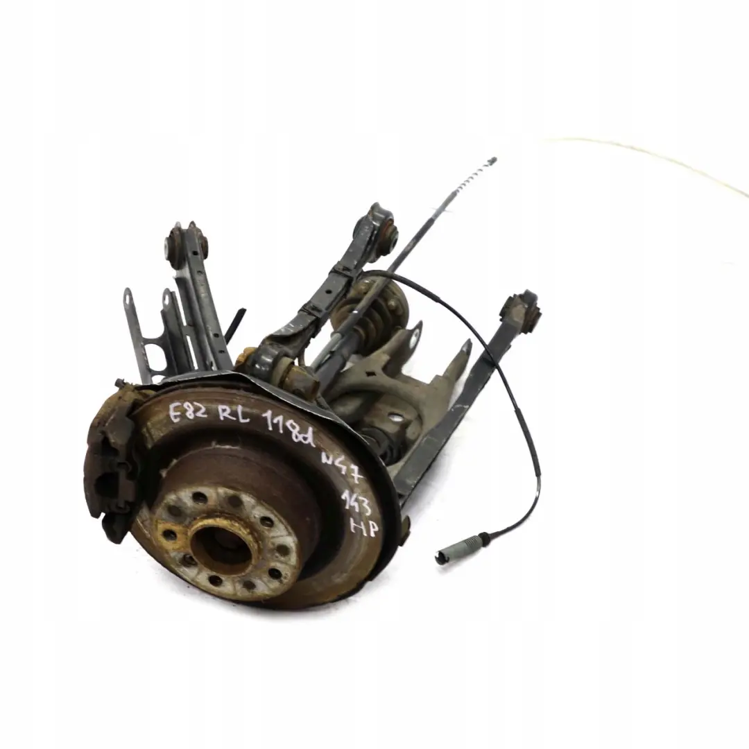 N47 Rear Left N/S Spring Strut Leg Brake Suspension Hub to BMW E82 Coupe 118d 120d with Part number 6774809 BMW E82 Coupe 118d 120d N47 Rear Left N/S Spring Strut Leg Brake Suspension Hub - SKU 6774809-9 - Part number 6774809