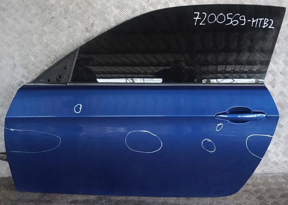 BMW E92 2 E93 Porta Davanti SX Montegoblau Montego Blu Metallizzato - A51