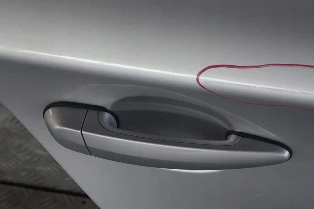 BMW 1 Series 14 E87 E87N Door Rear Right O/S TITANSILBER SILVER SILBER METALLIC - SKU 7191018-TS14 - Part number 7191018