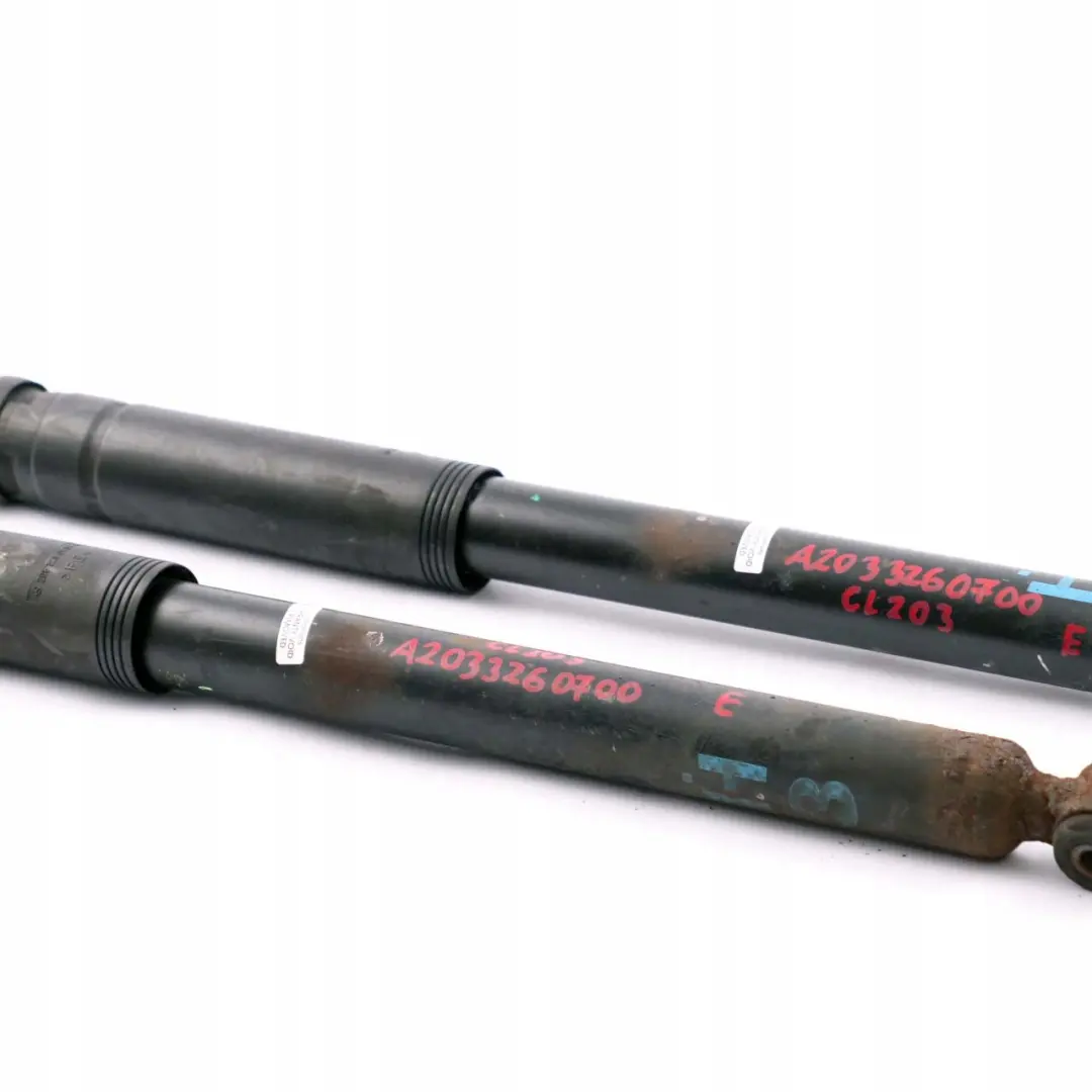 Mercedes-Benz CLC-Class CL203 Rear Shock Absorber Spring Strut Set H3 to with Part number A2033260700 Mercedes-Benz CLC-Class CL203 Rear Shock Absorber Spring Strut Set H3 - SKU A2033260700 - Part number A2033260700