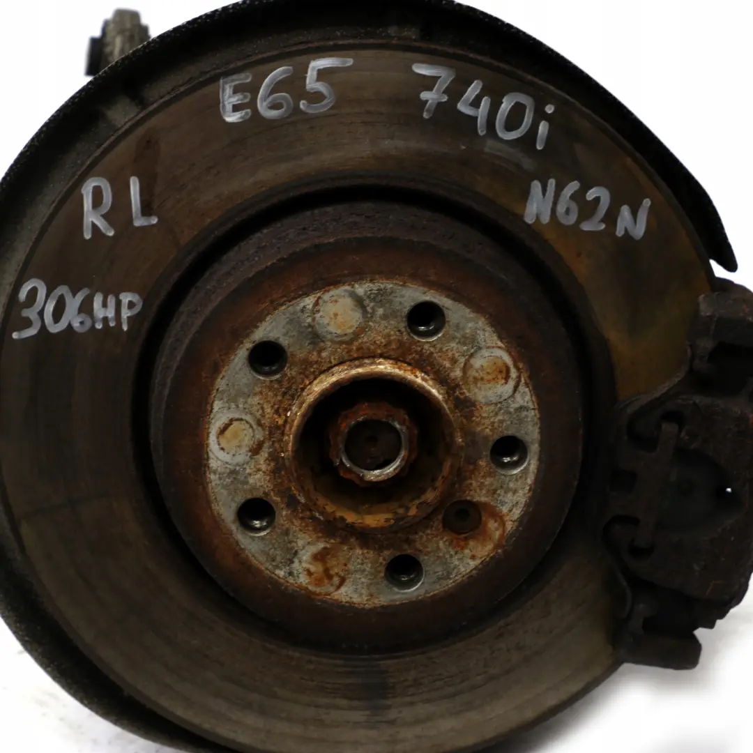 BMW E65 740i N62N 306PS Längslenker Radnabe Bremsscheibe Hinten Links - SKU 6763119-2 - Teilenummer 6763119