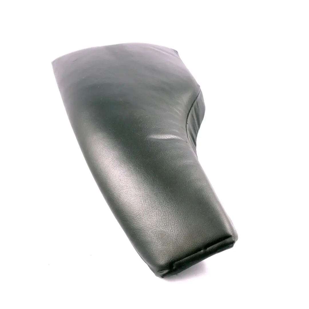 BMW E46 Touring Rear Seat Left N/S Lateral Finisher Panel Black Leather - SKU 8258129 - Part number 8258129