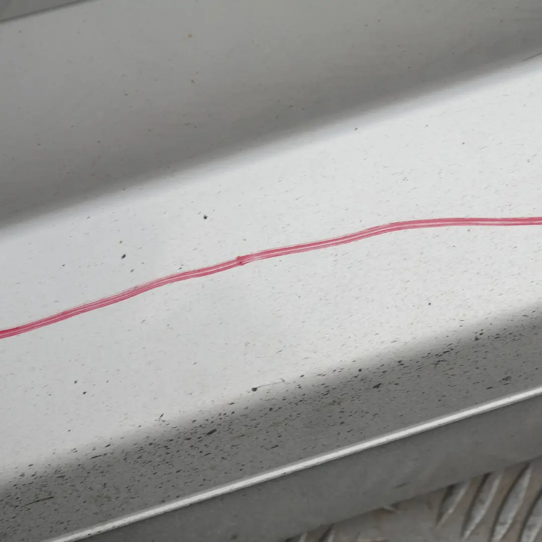 BMW 1 SERIES 14 E87N LCI Sill strip side skirt left N/S Titansilber Silver 354 - SKU 0036145-TS14 - Part number 36145