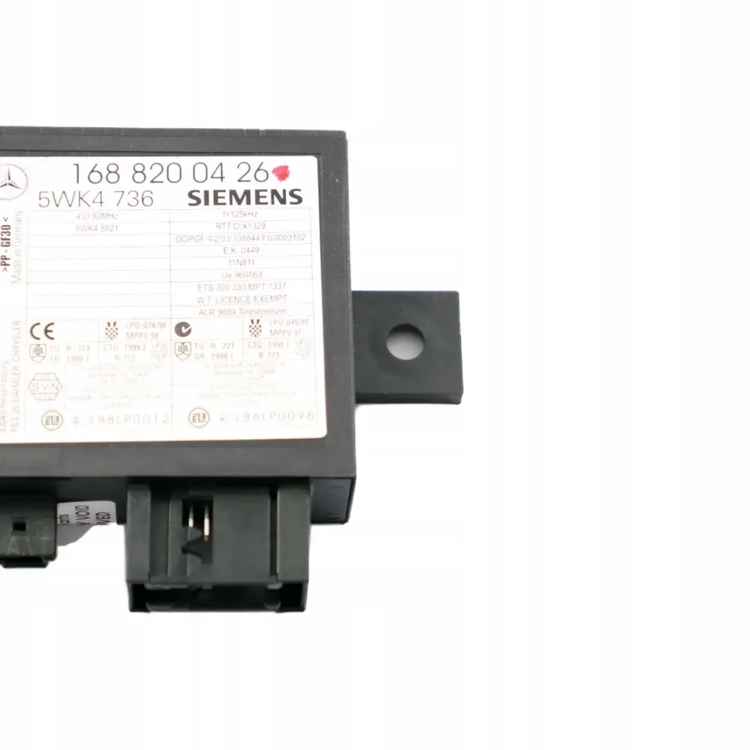 Mercedes Benz A Class W168 Immobilizer Control Unit Module ECU - SKU A1688200426 - Part number A1688200426