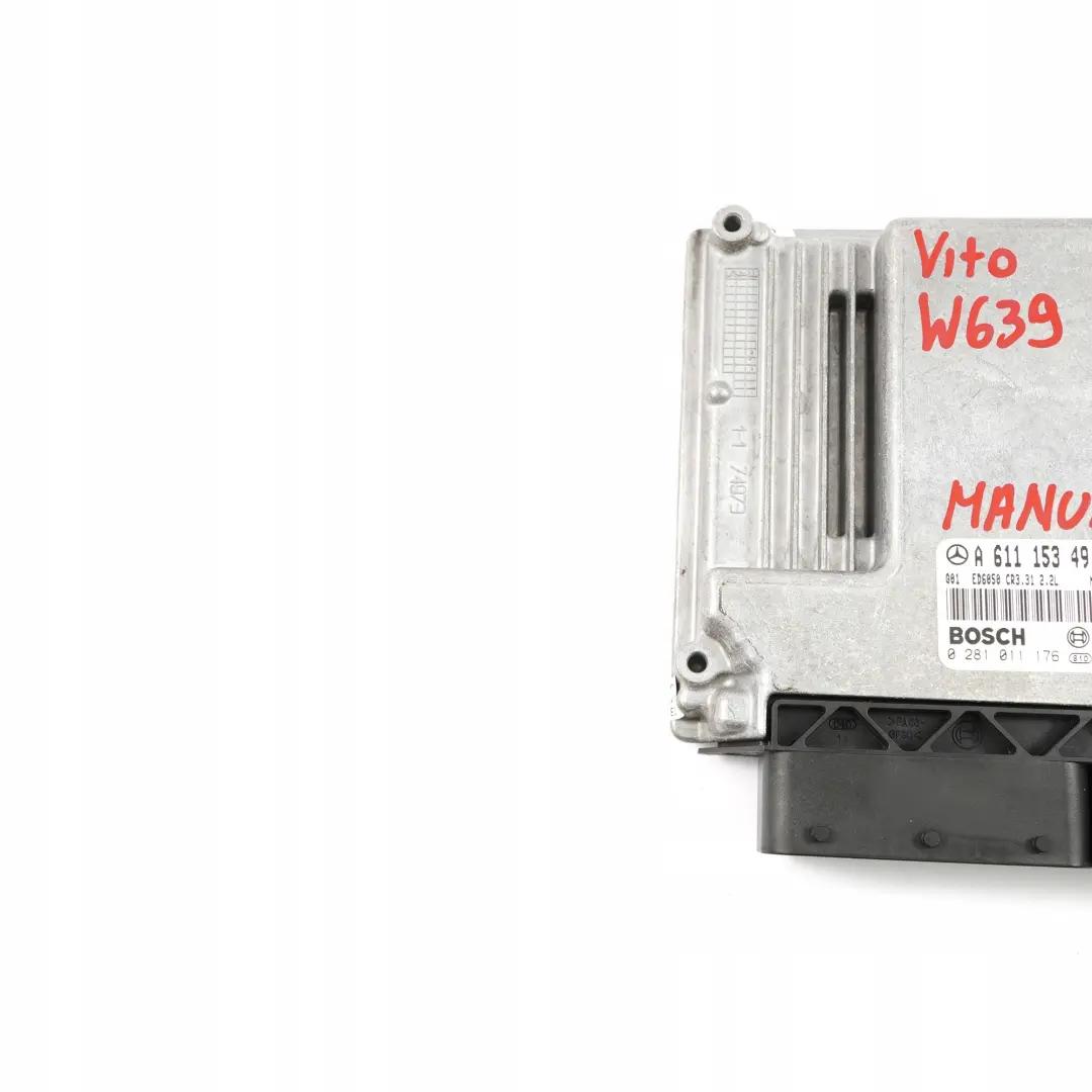 Mercedes-Benz Vito Viano W639 Engine Control Unit Module ECU Manual to with Part number A6111534979 Mercedes-Benz Vito Viano W639 Engine Control Unit Module ECU Manual - SKU A6111534979 - Part number A6111534979