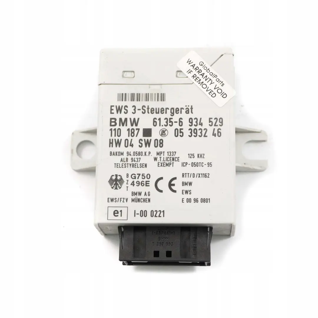 Mini Cooper S R53 W11 170HP Petrol Engine ECU Kit DME 7542310 EWS3 + Key Manual - SKU 7542310-6 - Part number 7557395