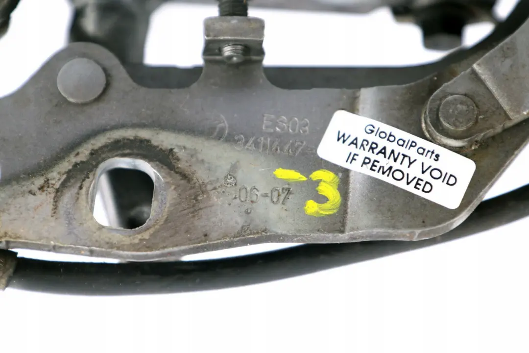 Front Bonnet Hood Left Hinge N/S Titansilber Silver to BMW X3 Series E83 with Part number 3411447 BMW X3 Series E83 Front Bonnet Hood Left Hinge N/S Titansilber Silver - SKU 3411447-3 - Part number 3411447