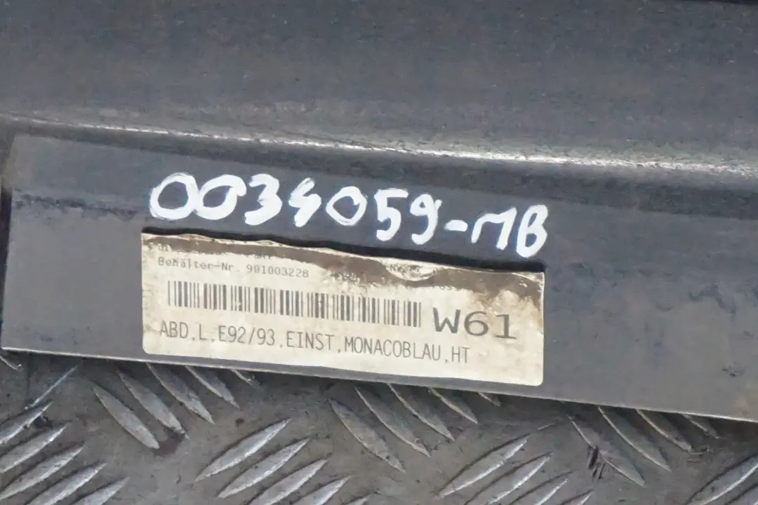 listwa nakładka próg lewy monacoblau do BMW 3 E92 o numerze 34059 BMW 3 E92 listwa nakładka próg lewy monacoblau - SKU 0034059-MB - Numer Części 34059