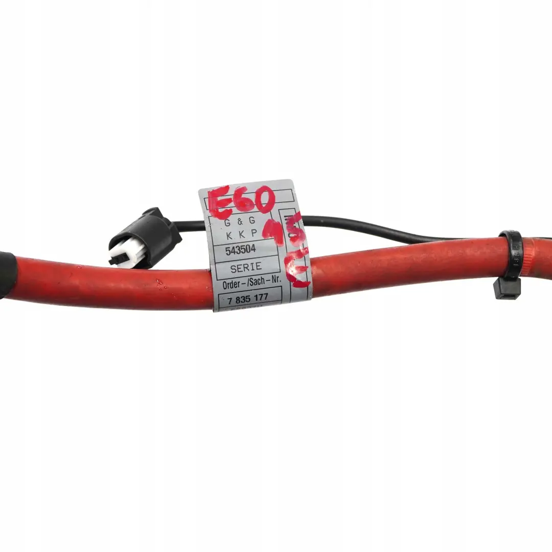 Underfloor Positive Plus Pole Battery Cable to BMW 5 Series E60 M5 S85 with Part number 9297285 BMW 5 Series E60 M5 S85 Underfloor Positive Plus Pole Battery Cable - SKU 7835177 - Part number 9297285