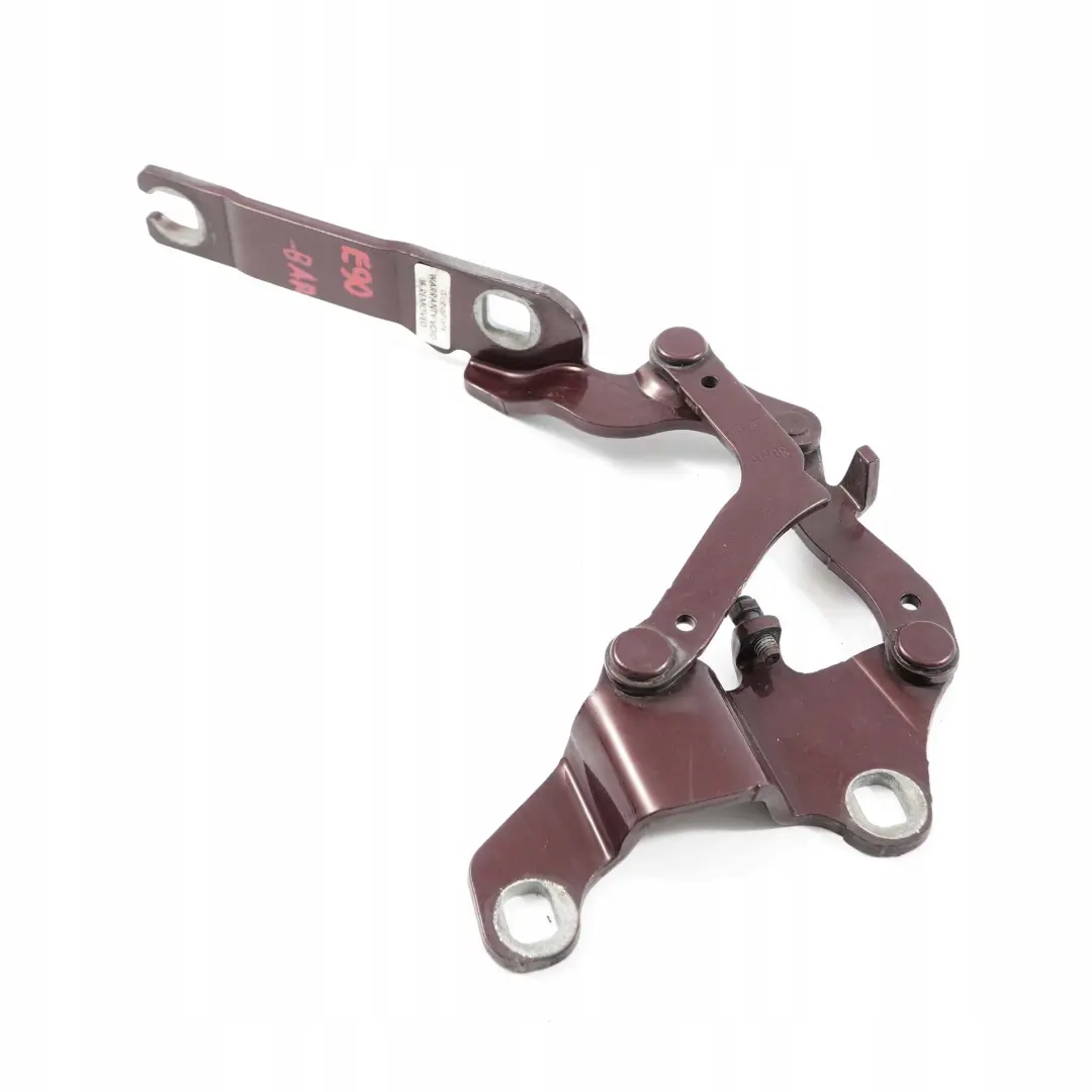 BMW 3 Series E90 E92 Front Right Engine Bonnet Hinge Barberarot Red - A39 - SKU 7115264-BAR - Part number 7115264