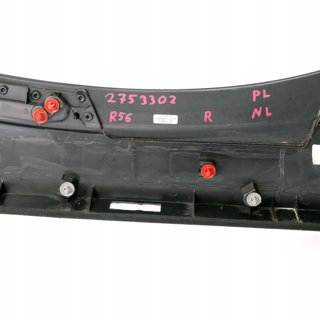 Embellecedor Tarjeta Puerta Delantera Derecha Tuscan Beige para Mini R55 R56 R57 con número de pieza 2753302 Mini R55 R56 R57 Embellecedor Tarjeta Puerta Delantera Derecha Tuscan Beige - SKU 2753302 - Número de pieza 2753302