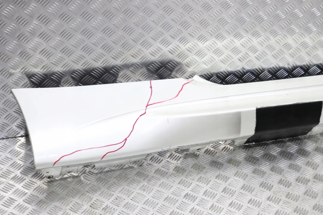 BMW E93 M3 Cabrio Listello Portiera Gonna Destra Bianco Oro - SKU 0037012-WG - Numero di parte 0037012