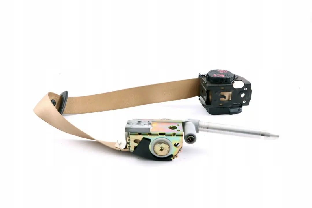 Upper Seat Belt Rear Right O/S Beige to BMW 7 Series E65 E66 E67 with Part number 7153324 BMW 7 Series E65 E66 E67 Upper Seat Belt Rear Right O/S Beige - SKU 7153324 - Part number 7153324