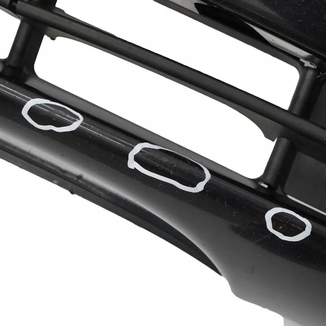 BMW 3 E46 Saloon Touring Front Bumper Trim Panel Black Sapphire Metallic - 475 - SKU 0030351-BS - Part number 0030351