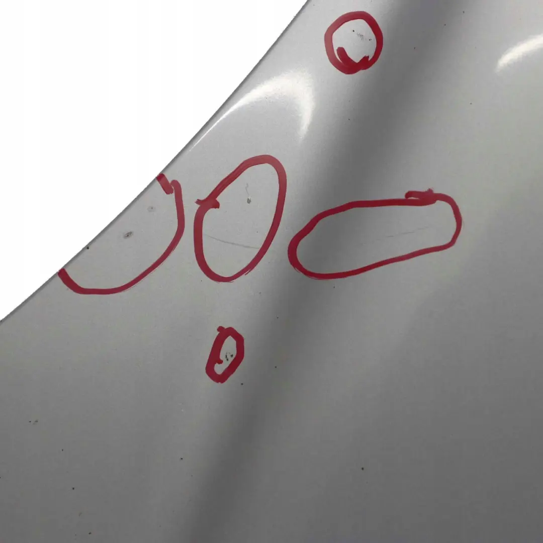  Mercedes-Benz A W168 Hood Bonnet Trim Panel Moonlight Silver Metallic - 706 - SKU A1688800657-MOON - Part number A1688800657