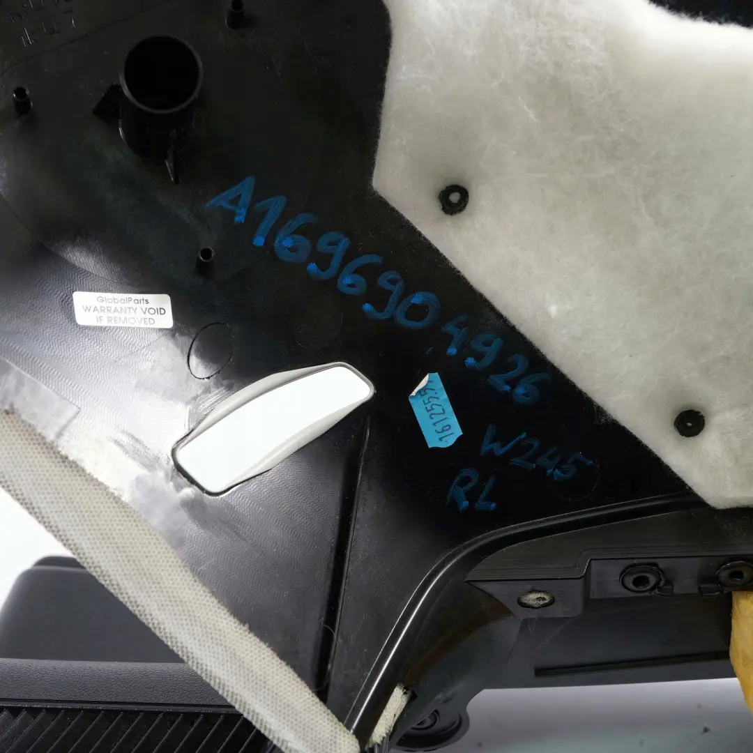 Mercedes-Benz B-Class W245 Rear Left N/S C-Pillar Cover Panel Trunk Grey to with Part number A1696904926 Mercedes-Benz B-Class W245 Rear Left N/S C-Pillar Cover Panel Trunk Grey - SKU A1696904926 - Part number A1696904926