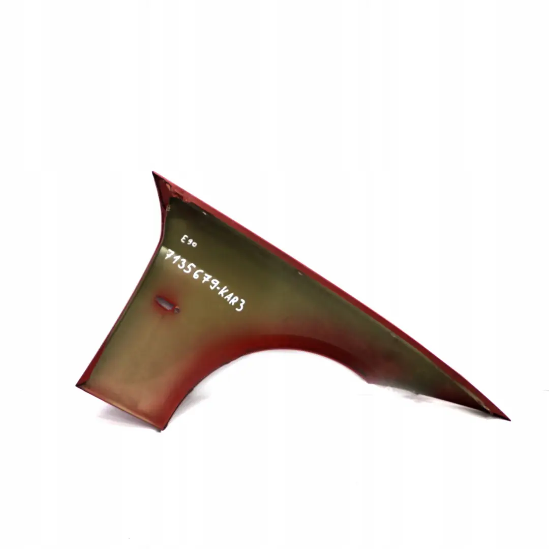 Błotnik lewy przód Karmesinrot do BMW E90 E91 o numerze 7135679 BMW E90 E91 Błotnik lewy przód Karmesinrot - SKU 7135679-KAR3 - Numer Części 7135679