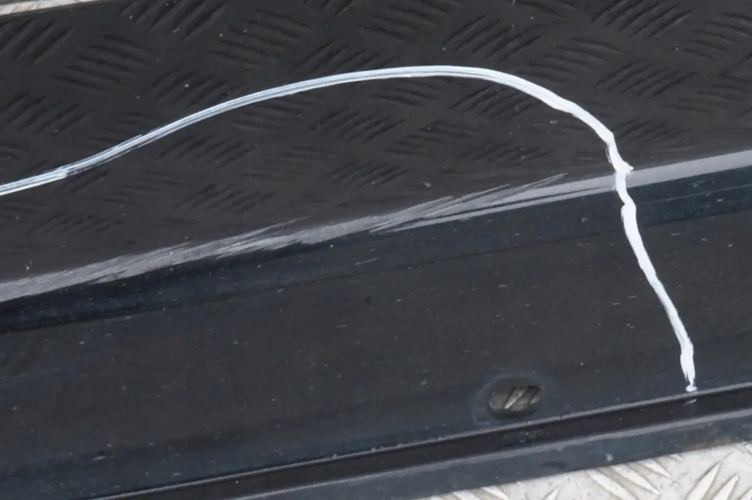 BMW E60N E61N LCI Listello Portiera Apertura Gonna Destra Black Sapphire 475 - SKU 0422465-BS1 - Numero di parte 0422465