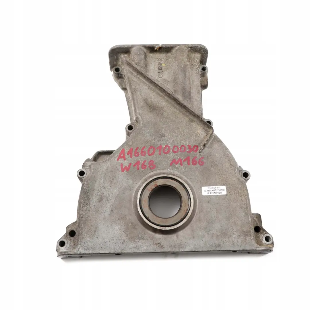 Mercedes-Benz W168 M166 Essence Moteur Boitier Couverture pour à propos du numéro de pièce A1660100533 Mercedes-Benz W168 M166 Essence Moteur Boitier Couverture - SKU A1660100533 - Numéro de pièce A1660100533