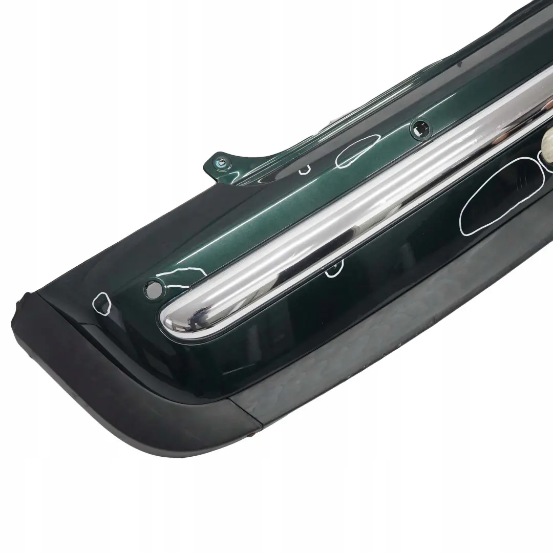 Bumper Panel PDC British Racing Green Metallic - 895 to BMW Mini Cooper R50 Rear with Part number 0029928 BMW Mini Cooper R50 Rear Bumper Panel PDC British Racing Green Metallic - 895 - SKU 0029928-BRG - Part number 0029928