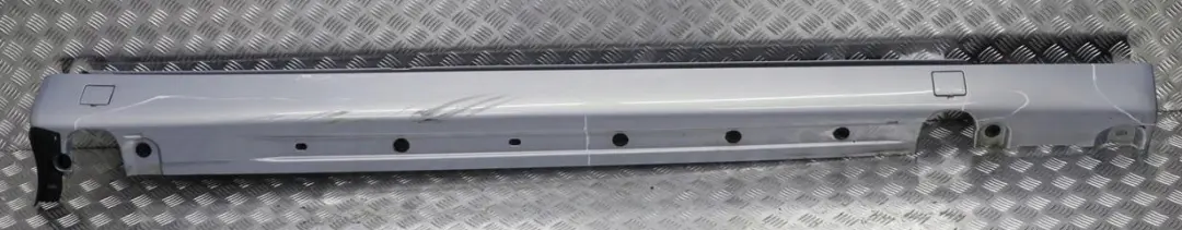 Door Sill Side Cover Skirt Right O/S Chalcedonblau Blue to Mercedes S-Class W220 with Part number A2206980254 Mercedes S-Class W220 Door Sill Side Cover Skirt Right O/S Chalcedonblau Blue - SKU A2206980254-QB - Part number A2206980254