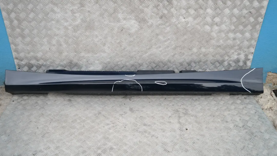 BMW E87 LCI Listello Portiera Apertura Gonna Sinistro Blu Monaco Blu - SKU 0036145-MB2 - Numero di parte 51770036145
