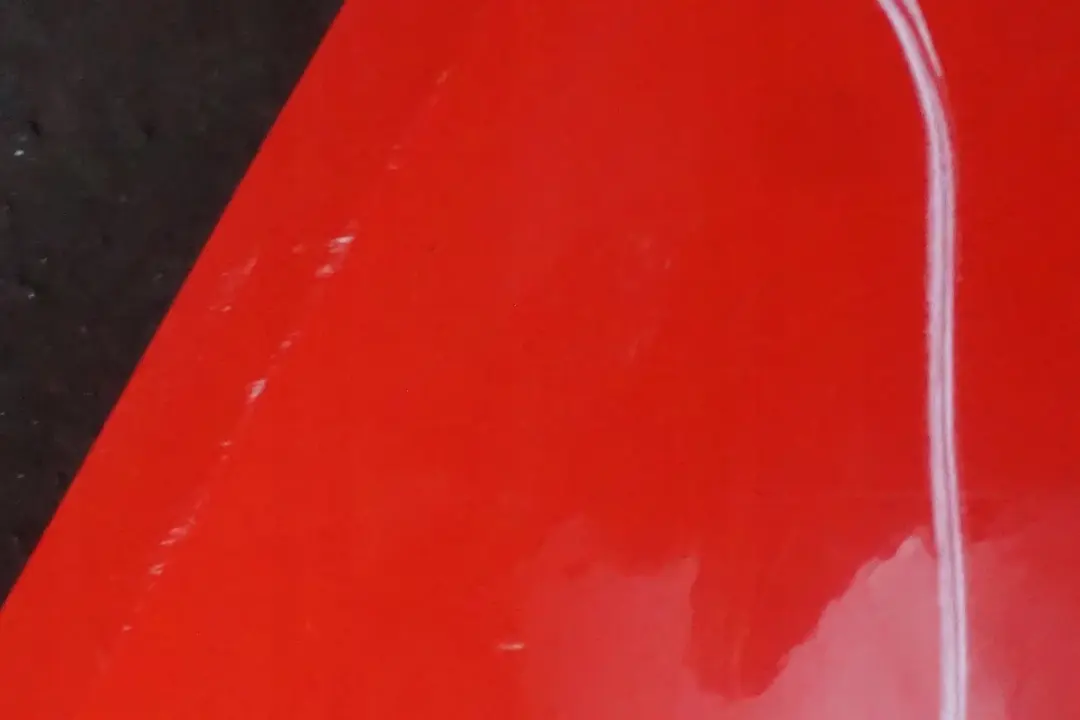 BMW Z4 Series E85 Convertible Rear Bumper Trim Panel Hellrot Bright Red - 314 - SKU 0034437-HELL - Part number 0034437