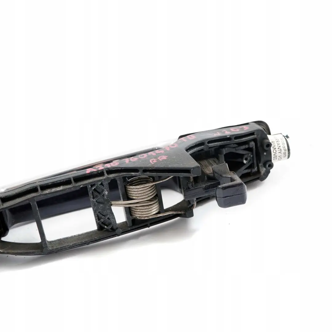 Mercedes-Benz E W210 Handle Rear Right O/S Door Tanzanite Blue Metallic 359 to with Part number A2107601470 Mercedes-Benz E W210 Handle Rear Right O/S Door Tanzanite Blue Metallic 359 - SKU A2107601470-TB - Part number A2107601470